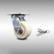 Service Caster 4 Inch Stainless Steel Nylon Swivel Caster with Roller Bearing and Swivel Lock SCC-SS30S420-NYR-BSL - alternate 1